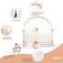 JOINSI Baby Crib Pop up Tent Infant Safety Mesh Cover Net - Canopy Cover to Keep Baby from Climbing Out