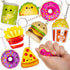 ArtCreativity Mini Squish Fast Food Toys, Set of 8, Slow-Rise Stress Relief
