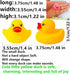 DZTIAN 51-Pieces Float & Squeak Mini Rubber Duck Baby Bath Ducky Sound ShowerToys for Kids Celebrate The Joy of The