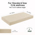 100% 2 Pack 52"x28" Yoofoss Muslin Crib Sheets for Boys & Girls - Cotton Fitted Baby & Toddler Sheet - - Soft