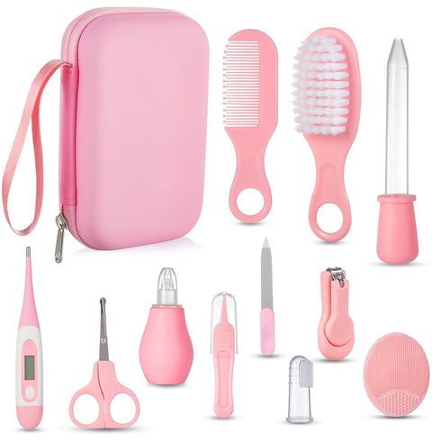 Set Baby Grooming and Health Kit, Lictin Nursery Care Kit, Newborn Safety Health Care with Hair Brush,Comb,Nail