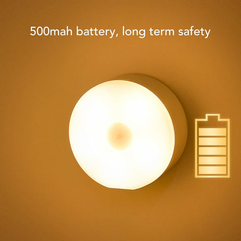 RYGVPR 3 Dimming 500mAh Colors Stepless Bedroom Sleep Light USB Rechargeable Wall Mount LED Night Light Baby Nursing