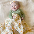 Set 47 47 inches, 70% 30% LifeTree Baby Muslin Swaddle Blankets for Boys & Girls, Newborn Swaddle with Matching
