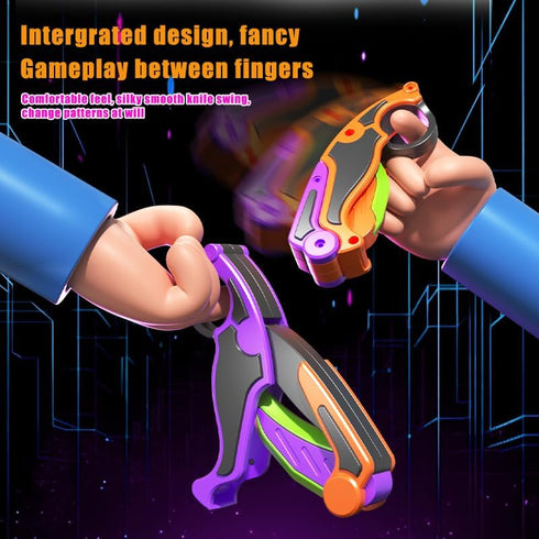 2pcs Fidget Claw Knife, 3D Gravity Plastic Toy Switchblade, Sensory Knife Fidget Toys for Kids & Adults