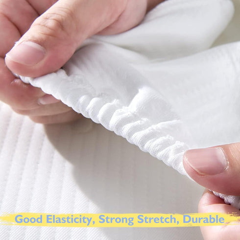 Pack Pack 39inch 27inch Waterproof and Play Mattress Protector, Quilted and Play Mattress Pad Cover Ultra Soft