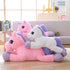 Giant Unicorn Stuffed Animal Toys - Soft Large Plush Pillow for Bedroom, Valentines, Pink, 39.4"