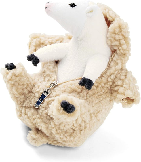 Shaved Sheep Stuffed Animal, Cute Plush Toy - Lamb Plush for Girls, Best Birthday Gifts for Teens