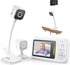 NUOTUN Baby Monitor with Camera and Audio, Baby Monitor No Wifi with Clip