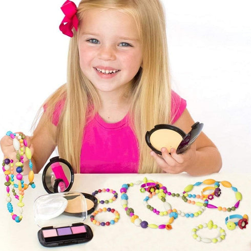 GILI Pop Beads Jewelry Making Kit for 3-8 Year Old Girls, Arts and Crafts Toys for Kids, 500pcs Set