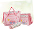 BIUDECO Set Diaper Bag Tote Multi-function Bag Changing Pad Nursing Pouch for Travel