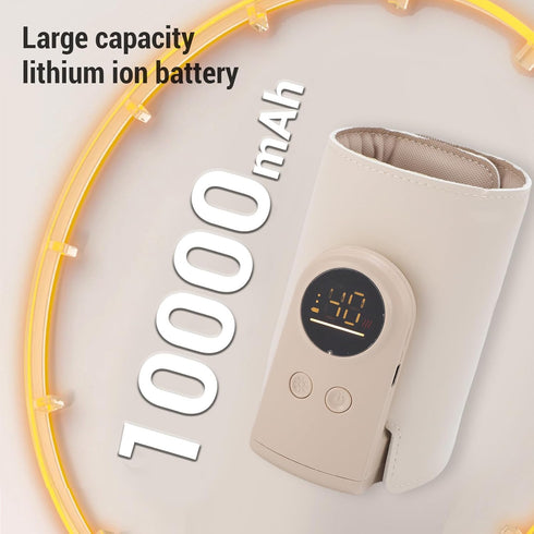 Depisuta (10000mah Babys Bottle Warmer, Accurate Temperature Control Fast Bottle Warmer with Night Light, Rechargeable