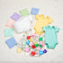 Jinshining 20 2 Inch Pcs Baby Infant Child Cloth Nappy Diaper Pins Safety Locking Holder Colorful Safety Pins Heavy