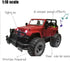 UXRPTU 1:16 Car Toy Off-Road Military Fighter Friction Powered Toy Vehicle with Fun Lights and Sounds