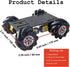 Professional 60mm Mecanum Wheel Car Chassis MC100 for Arduino/Raspberry Pi, Remote Control 4WD Metal Kit