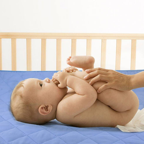 23'' 31'' (Pack 1) Topwon Quilted Changing Pad Waterproof, Crib Mattress Pad Liner,Comfy and Soft Foldable Mattresses x