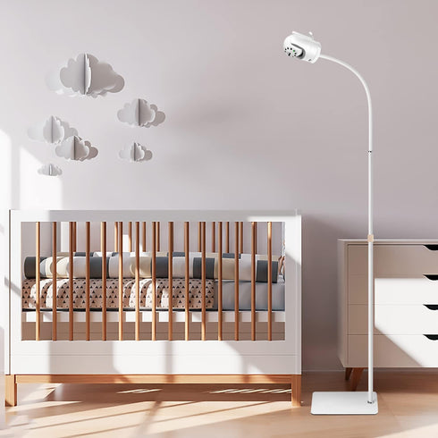 67" Adjustable Height Baby Monitor Floor Stand Holder for Infant Optics DXR-8 Pro, Nanit Pro, Eufy Spaceview, Owlet Cam