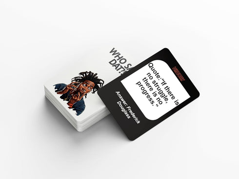 Who Said Dat Game: Urban Quotes with 100 Cards Showcasing Black Culture for Engaging Party Fun
