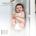 BaeBae Goods 2 Contoured Baby Changing Pad w/Waterproof Foam Mattress, Includes Soft, Removable & Washable Covers