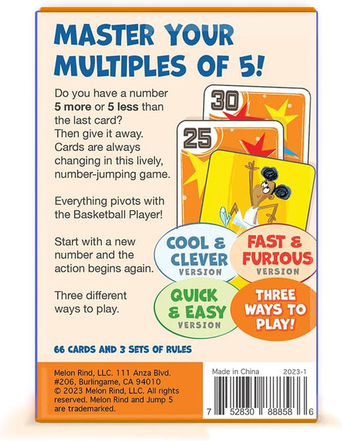 Melon Rind Jump 5 Game - Kids Math Game for Multiples of 5 (Ages 7+)