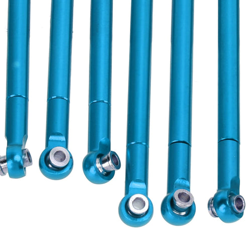 RC Tie Rod, 8PCS Metal Full Car Tie Rod Accessories for MN86 Series Model Upgrade RC Car Parts