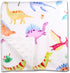 30 40 Inches Baby Mink Blankets, Dinosaur Toddler Blanket for Boys Girls, Soft Newborn Blanket with Dotted Backing