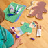 Colorations Multicultural Big People Shapes Set, 24 Glossy Cardboard Figures, Kids Around The World Diversity Craft