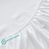 2 Pack Satin Mini Crib Sheets for Baby Hair, Ultra Soft Fitted Mini Crib Sheet for Baby, Machine Washable Grey & White