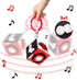 teytoy High Contrast Baby Stroller Toy, Black and White Infant Pattern Rattle, Easy Clip Hanging Toy for Newborns
