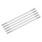 MECCANIXITY 304 Stainless Steel Push Rod Connector M4x140mm Double End Threaded Rod for DIY RC Car, Pack of 5