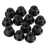 12PCS 4mm Nonslip Wheel Lock Nut Spare Parts for Axial TRX4 TRX6 SCX10 1/10 RC Model Car, Black