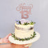 LINGTEER Happy 13th Birthday Cake Topper, Cheers to Thirteen Years Old Birthday Party Cake Centerpieces Decorations