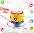 ISEE Musical Baby Toys 12-18 Months, Light Up Sensory Bongo Drum Set for Toddlers 1-3, Educational Birthday Gift