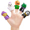 5 Pieces Halloween Finger Puppets Toys for Kids, Ghost Character Party Favors