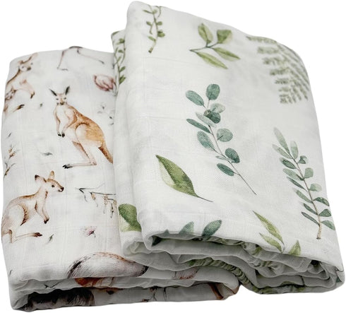 Hollyoo Muslin Swaddle Blanket, Muslin Swaddle Blankets for Boys and Girls, Baby Receiving Swaddles, Unisex Receiving