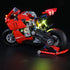 BRIKSMAX LED Lighting Kit for Ducati Panigale V4 R, Compatible with Lego 42107 Model, Lego Set Not Included