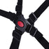 5-Point Universal Fit Harness Replacement Straps in Black