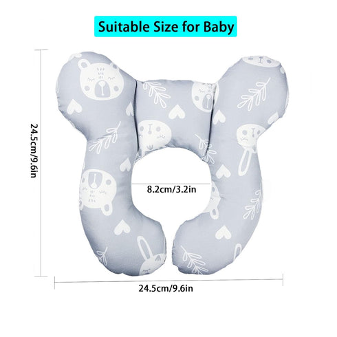 Baby Car Seat Head Support Pillow -Baby Travel Pillow Toddler Infant Head and Neck Support for Car Seat,Pushchair -Bear