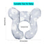 Baby Car Seat Head Support Pillow -Baby Travel Pillow Toddler Infant Head and Neck Support for Car Seat,Pushchair -Bear