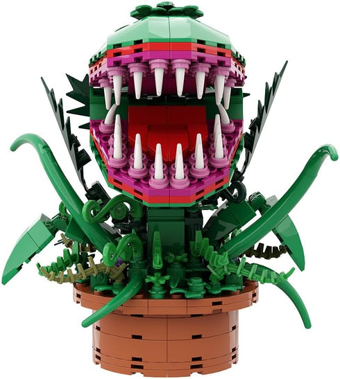 Audrey 2 Piranha Plant Building Toys, Compatible with Lego, Little Shop of Horrors Cannibal Flowers for Ages 8+