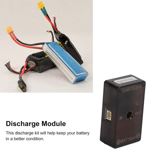 Battery Discharger, 150W Electric Display Discharger 3 in 1 Module, High Discharge Rate Battery Balance Charger