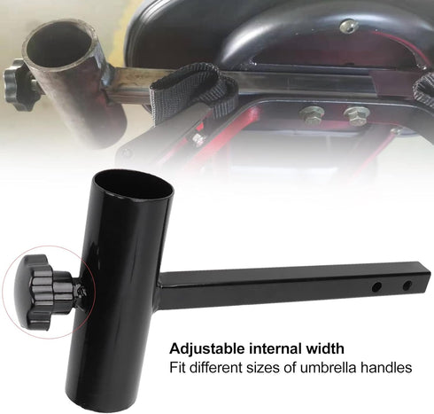 Dioche Universal Carts Umbrella Holder, Adjustable Support Stand for Scooter, Wheelchair, Stroller