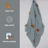 6-Layer%100 Premium Muslin Punch Embroidery Swaddle Blankets for Newborns and Babies | Cotton Baby Blanket, Receiving