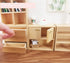 Wooden Display Cabin Miniature Furniture - Dollhouse Kit for Dollhouse Furniture (White, 12)