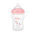 3-Pack 0+ 8oz, 3 Pack Set: Nuby Infant Feeding Bottles with Slow Flow Breast Size Silicone Nipple: Months, Delicate