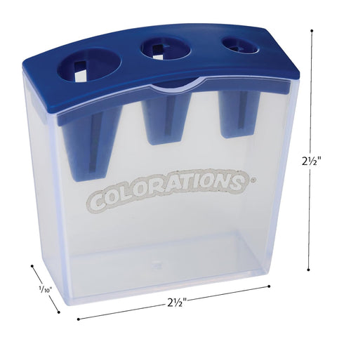 3+ Colorations Universal Crayon Sharpener - Classroom Essentials, Arts and Craft Supplies Ages
