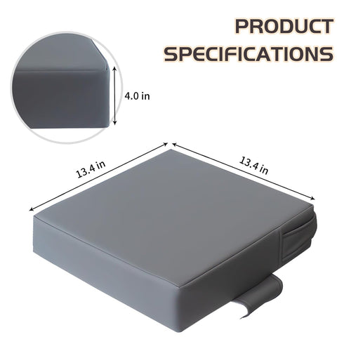 Toddler Booster Seat - Easy-to-Clean, Enhanced Comfort, Non-Slip, Travel-Friendly (Rock Gray)