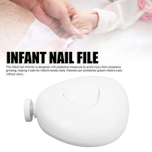 Trimmer 2 in-1, 2 Set Electric Automatic Infant Nail Clipper and File, USB Rechargeable Baby Nail Speed Quiet