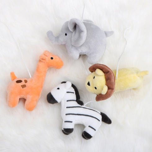 12 The Peanutshell Crib Mobile for Boys or Girls - White Musical Baby Crib Mobile with Lullabies, Jungle Animal, Baby