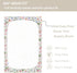 CaTaKu Crib,27"x 39" Baby Crib Sheets Tulip Wildflower Butterflies Mini Crib Sheets Fitted for Girls Boys,Neutral Soft