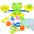 miYou STEM Math Toy - Educational Balance Game and Counting Frog Set for School Kids Ages 3-7